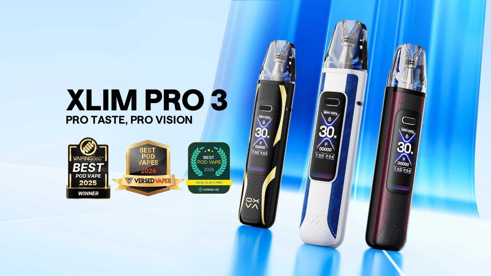電子烟主機 - OXVA XLIM PRO 3：專爲輕鬆可靠而生